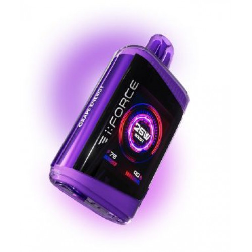 Электронная сигарета i:FORCE MS15000 затяжек - Энергетик с виноградом